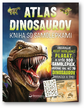 Atlas dinosaurov Kniha so samolepkami